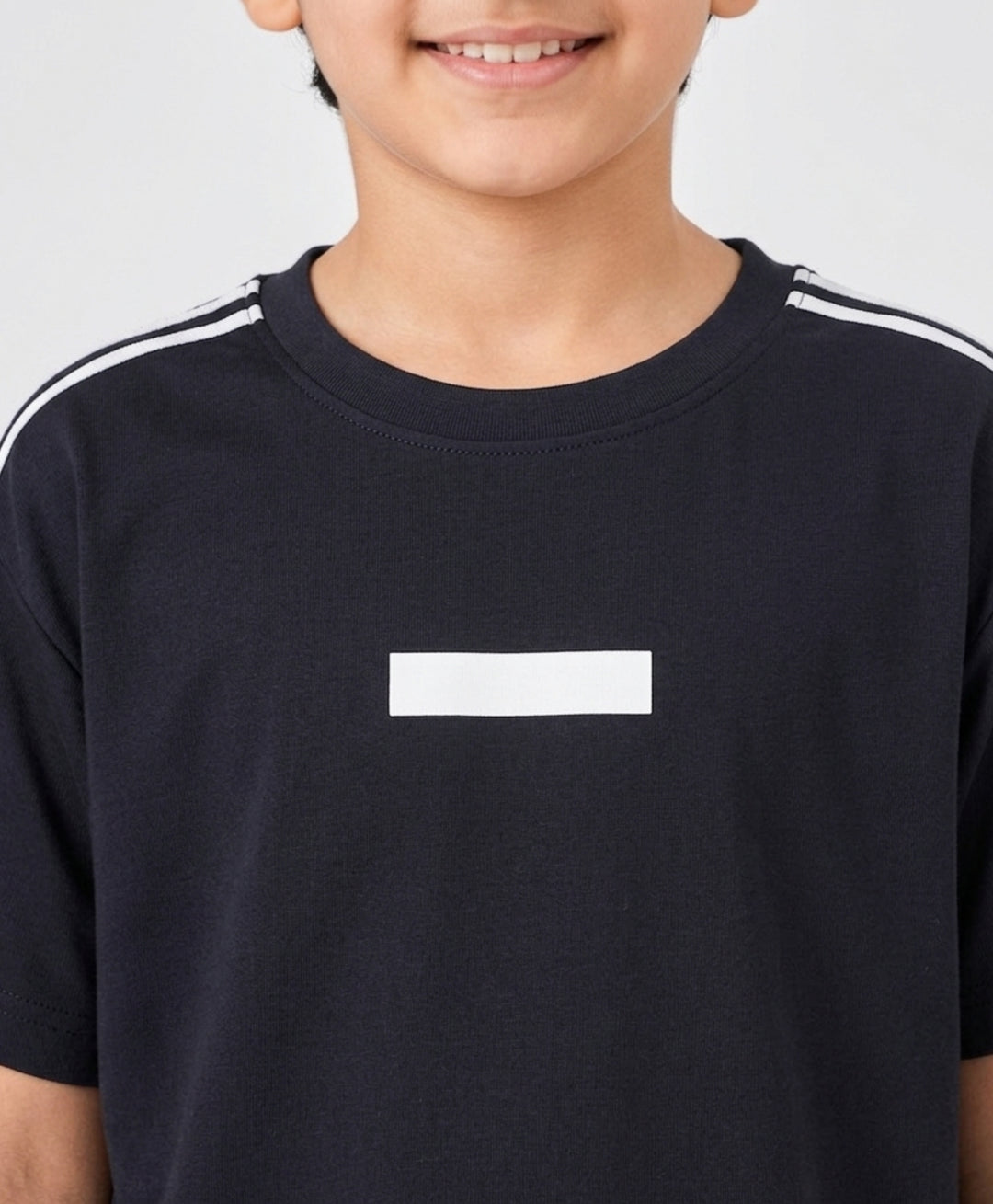 ESSENTIAL MOVE OVERSIZED BLACK TSHIRT SHORTS SET - BLACK