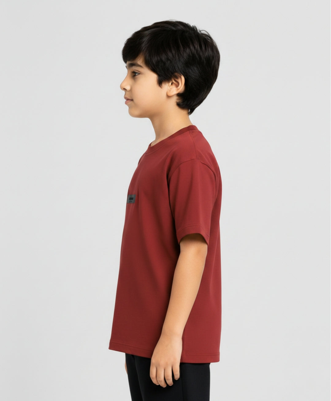 MEHROON SHORT SLEEVE SUMMER BOYS T-SHIRT - MEHROON