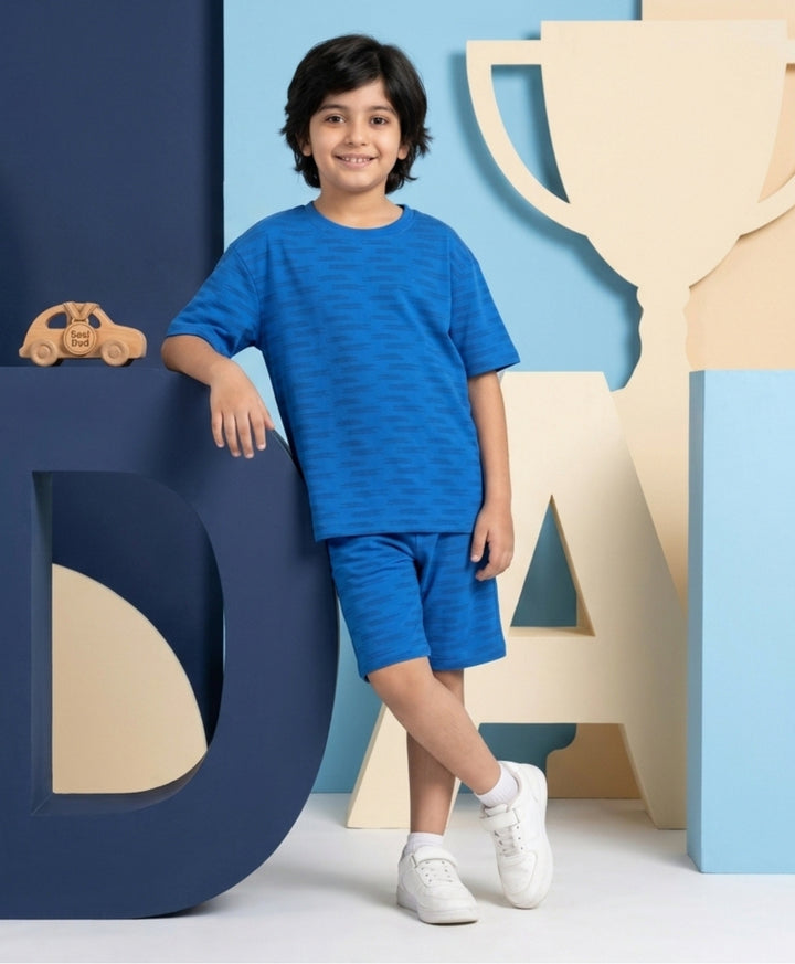 ROYAL SLEEPWEAR SHORT SET - ROYAL