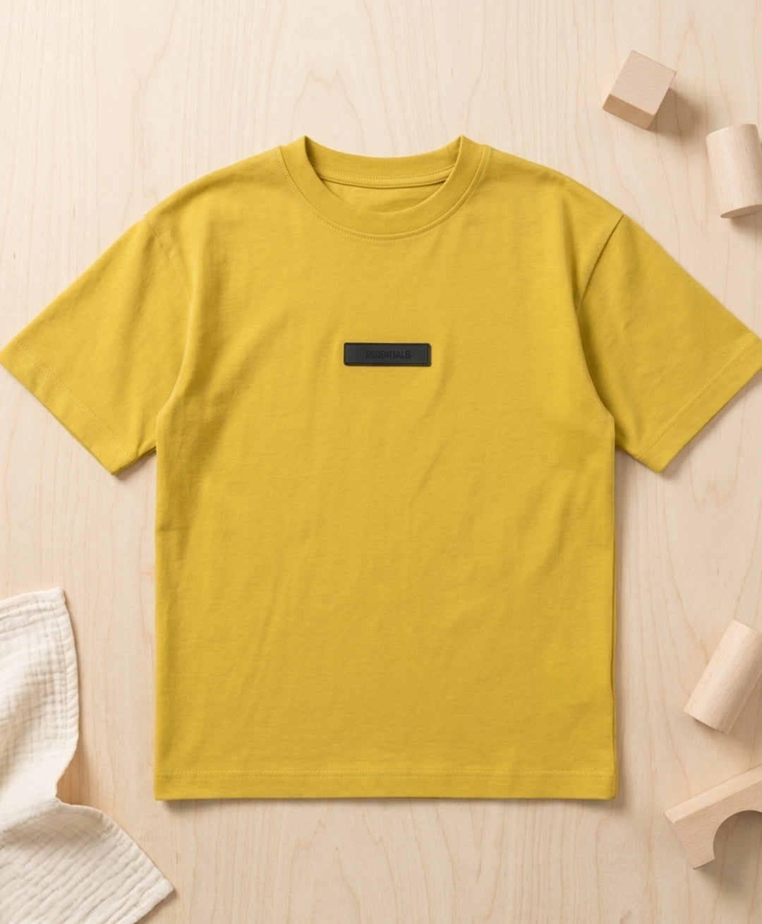 YELLOW SHORT SLEEVE SUMMER BOYS T-SHIRT - YELLOW