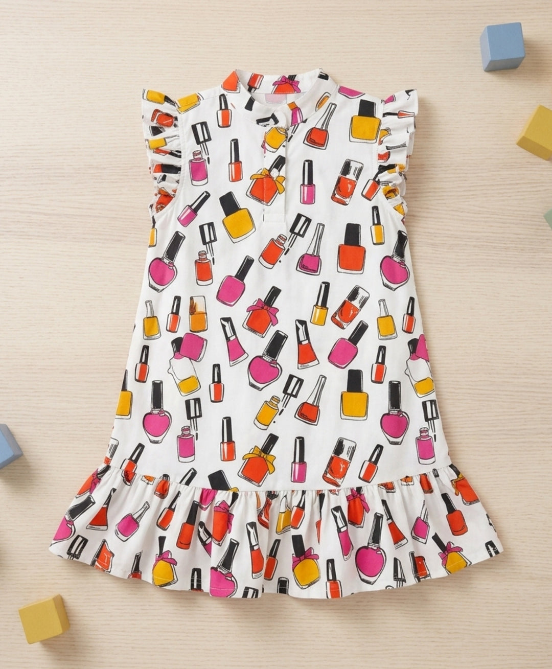 Nail Paint Summer Frill Dress - Off White
