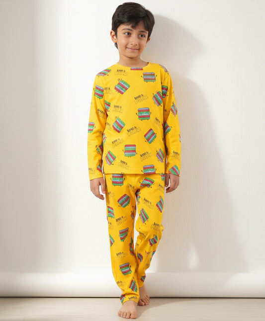 POP IT BOYS YELLOW PYJAMA SET