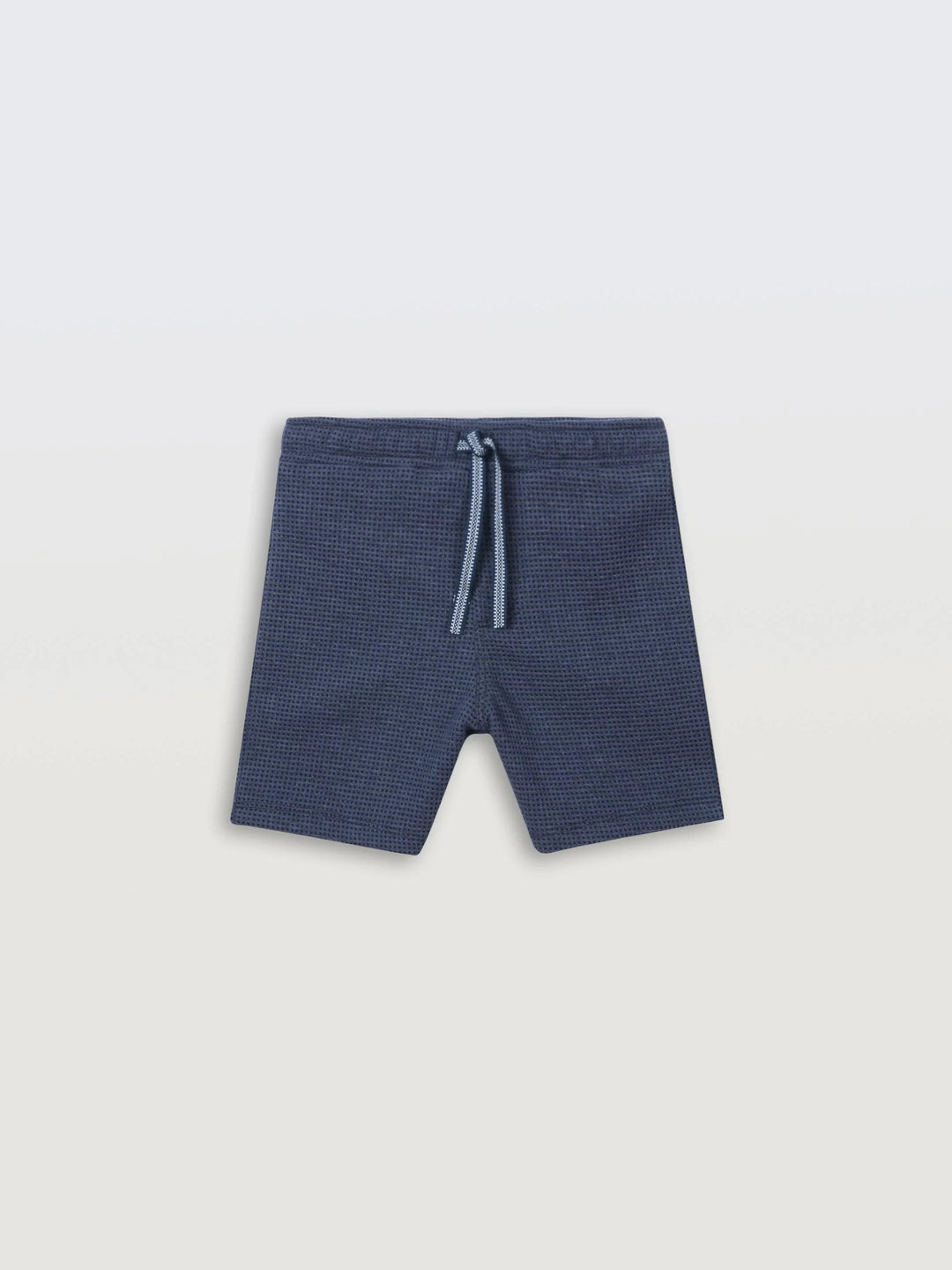 BLUE CHECK TEXTURED BOYS SHORTS - BLUE - Anthrilo 