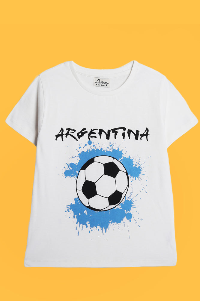 PERFECT IS BORING BLUE AND ARGENTINA SHORT SLEEVE T-SHIRT (PACK OF 2) - Anthrilo India