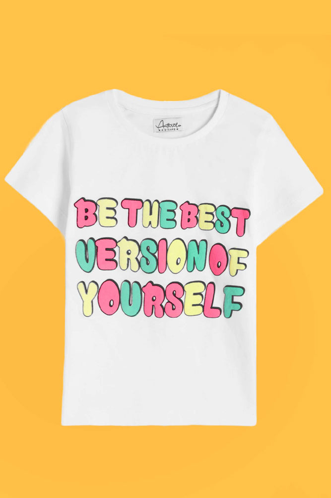 BE YOURSELF AND DESTINATION SHORT SLEEVES T-SHIRT (PACK OF 2) - Anthrilo India