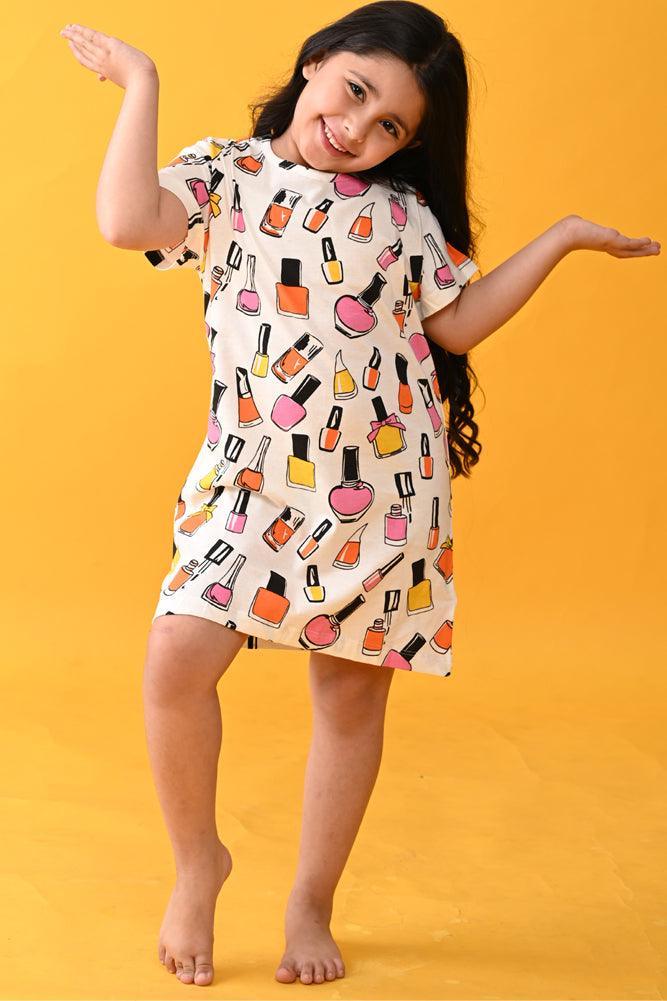 NAIL PAINT NIGHT DRESS - WHITE - Anthrilo Design House