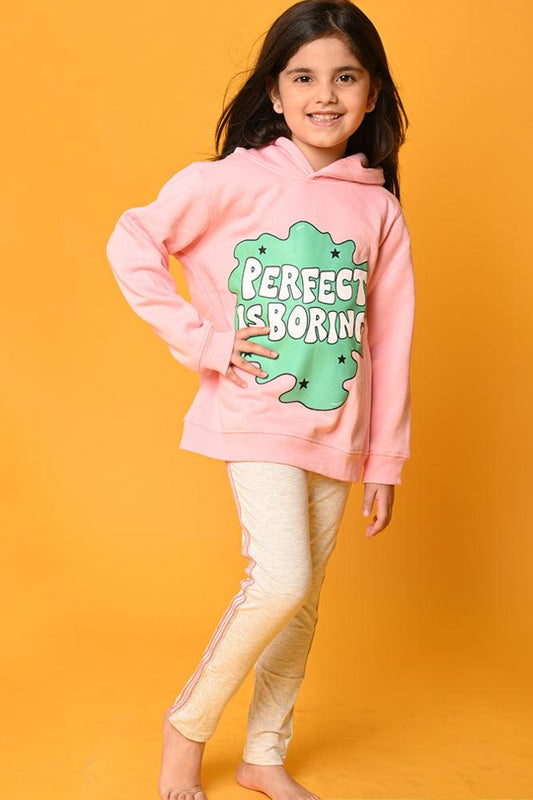 PERFECT IS BORING HOODIE LEGGINGS SET - PINK/GREY - Anthrilo Design House