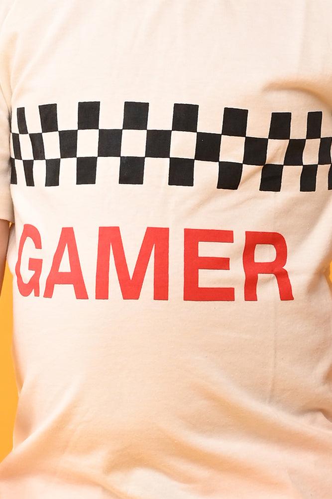 GAMER ORANGE JOGGER SET - WHITE / ORANGE - Anthrilo India