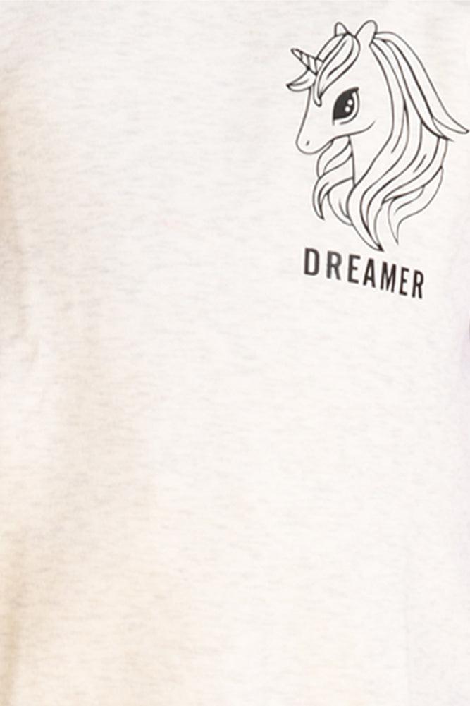 DREAMER FLEECE HOODIE JOGGER SET - ECRU MELANGE - Anthrilo Design House