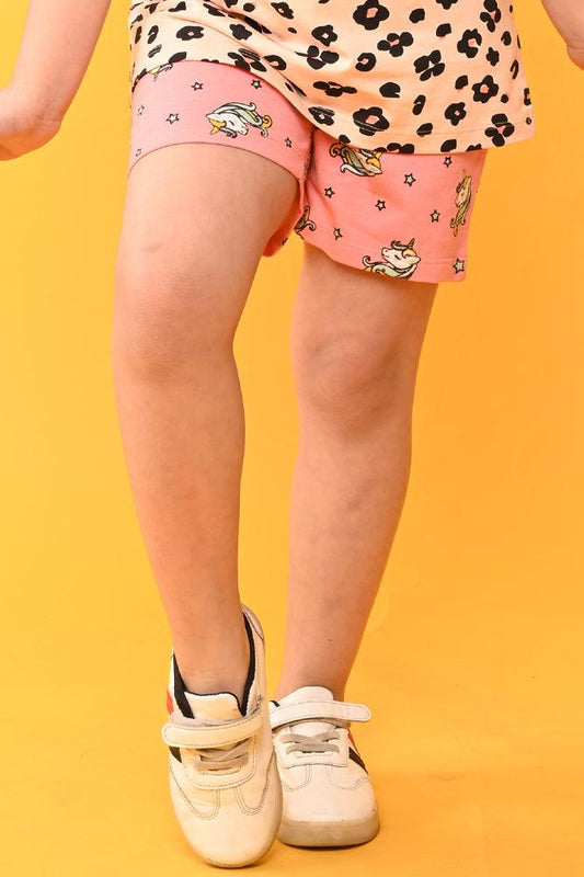 UNICORN STARS SHORTS-PINK - Anthrilo India