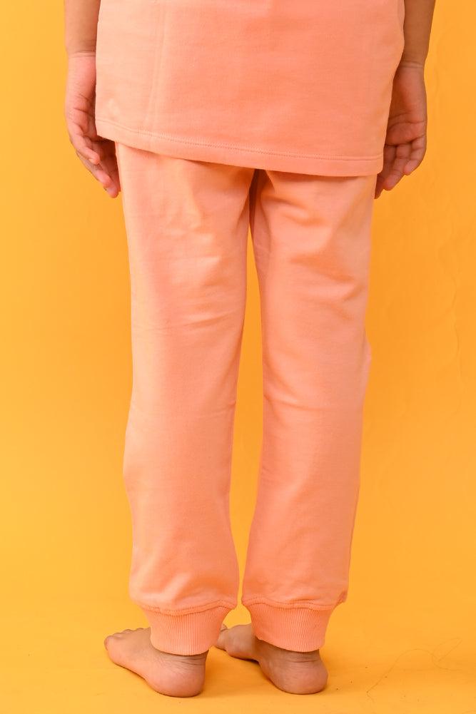 PEACH PRETTY SUMMER JOGGER - PEACH - Anthrilo India