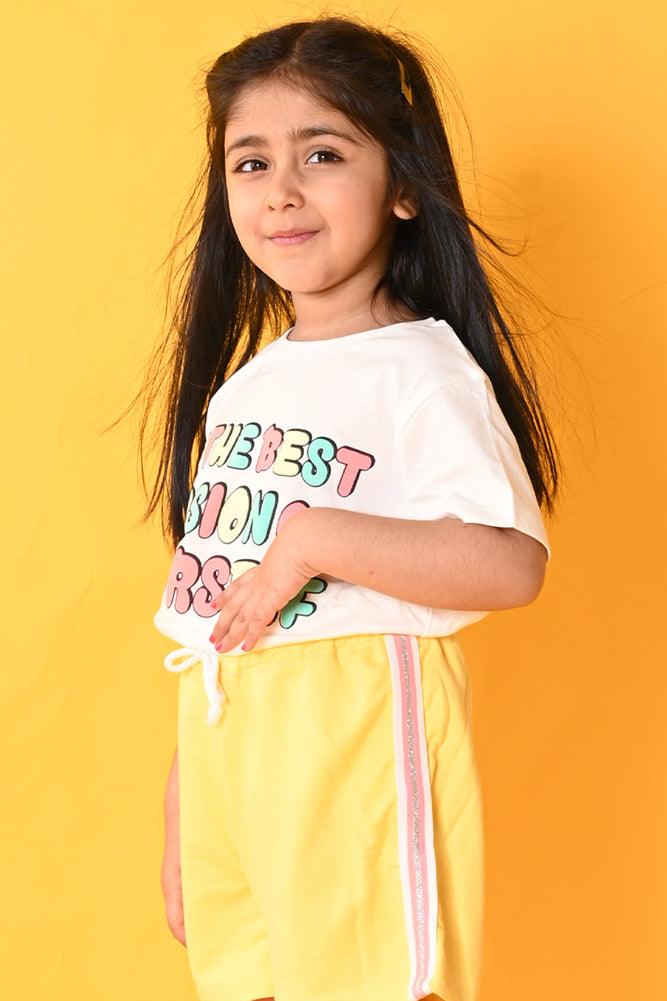 BE YOURSELF SHORT SLEEVE T-SHIRT - WHITE - Anthrilo India