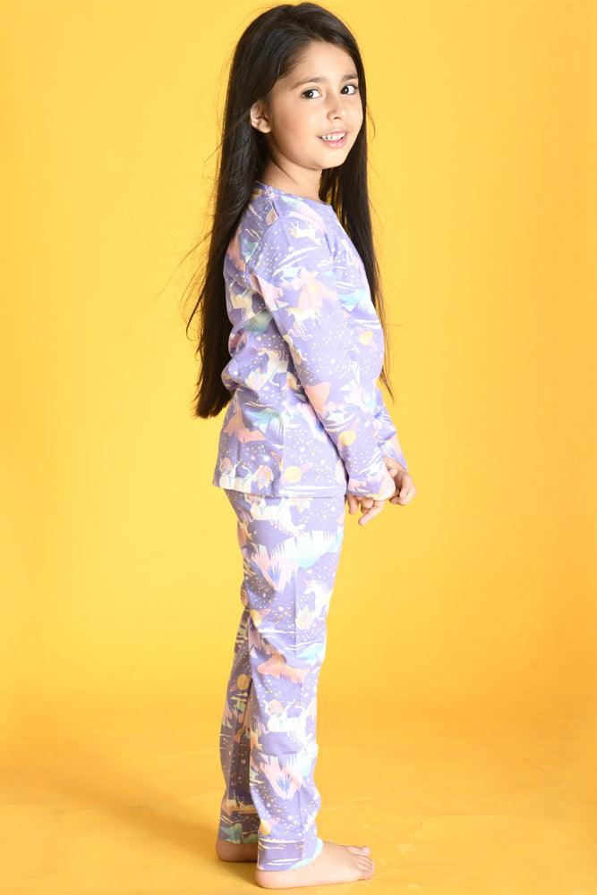 UNICORN PLANET AND BUTTERFLY FUN LONG SLEEVE PYJAMA SET (PACK OF 2) - Anthrilo India