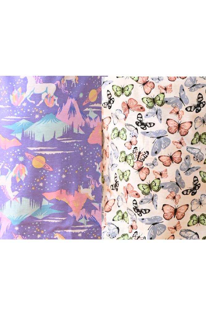 UNICORN PLANET AND BUTTERFLY FUN LONG SLEEVE PYJAMA SET (PACK OF 2) - Anthrilo India
