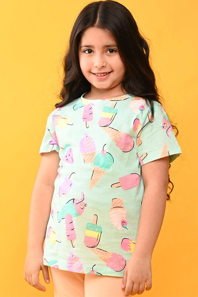 ICECREAM AND NAIL PAINT -SHIRT (PACK OF 2) - Anthrilo India