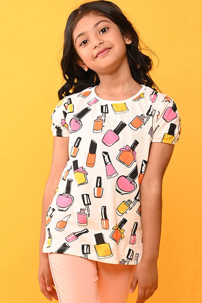 ICECREAM AND NAIL PAINT -SHIRT (PACK OF 2) - Anthrilo India