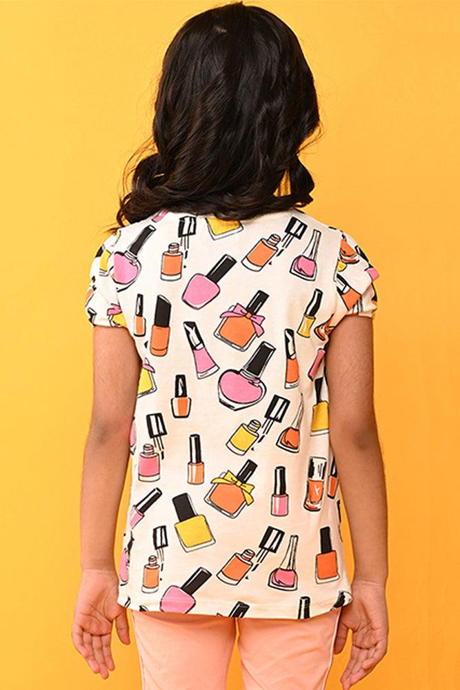 ICECREAM AND NAIL PAINT -SHIRT (PACK OF 2) - Anthrilo India