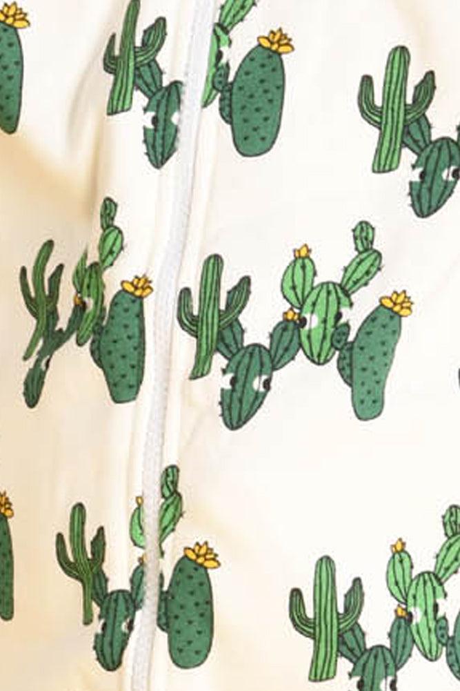 CACTUS FLEECE SWEATSHIRT - WHITE - Anthrilo Design House