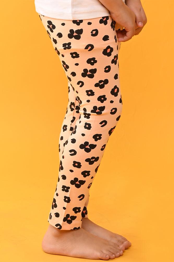 Girls on sale peach leggings