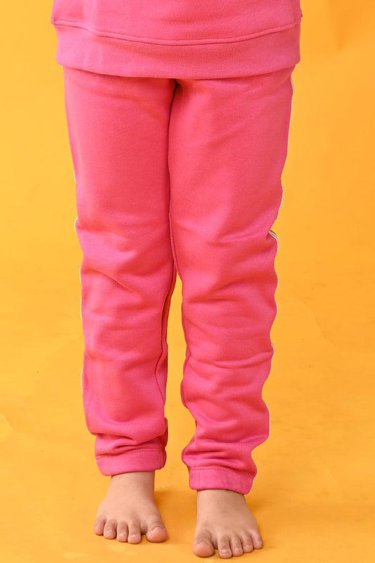 FUN PINK FLEECE JOGGER - PINK - Anthrilo Design House