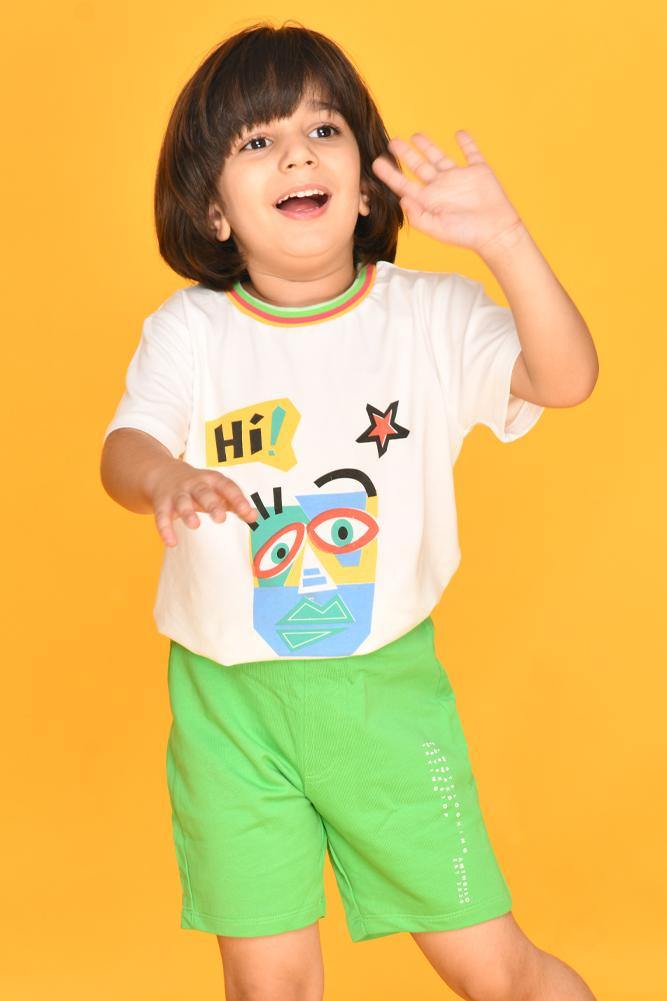 SUMMER GREEN BOYS SHORTS - Anthrilo