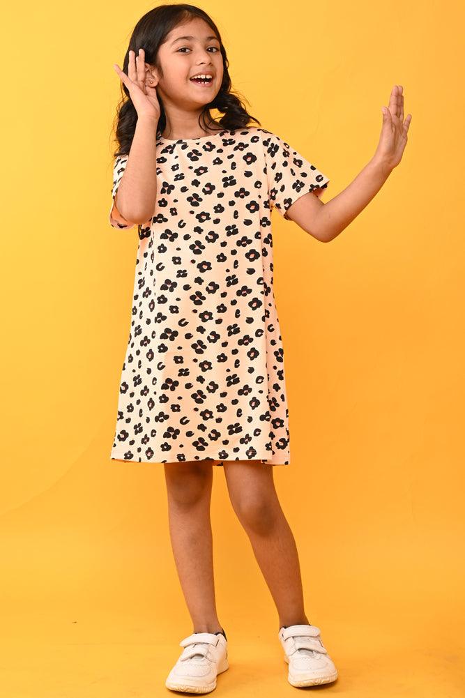 LEOPARD AND ICECREAM NIGHT DRESS (PACK OF 2) - Anthrilo India