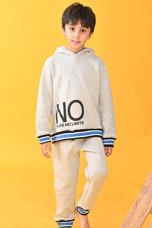 NO LIMITS HOODIE GREY JOGGER SET - GREY - Anthrilo Design House