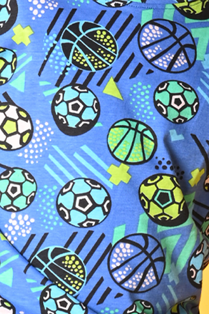 FOOTBALL LIME GREEN SHORT SET- BLUE/LIME GREEN - Anthrilo India