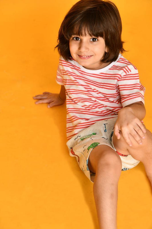 FISH PRINT SHORTS - Anthrilo