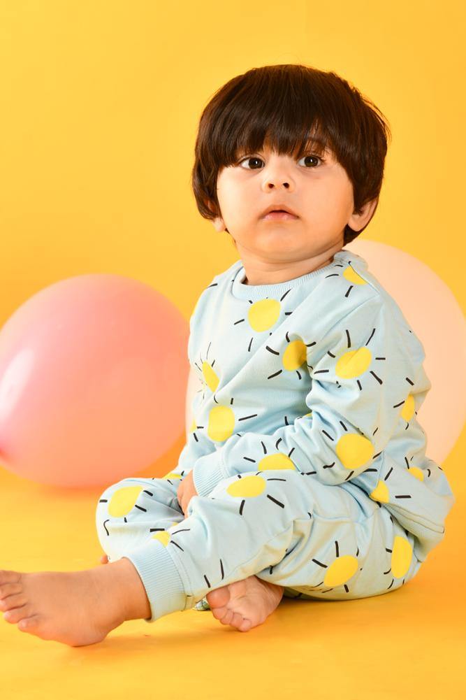 SUN SKY BOYS SWEATSHIRT JOGGER SET - Anthrilo