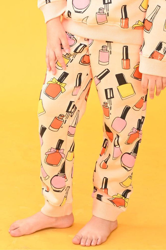 NAIL PAINT JOGGER (FLEECE) - Anthrilo Design House