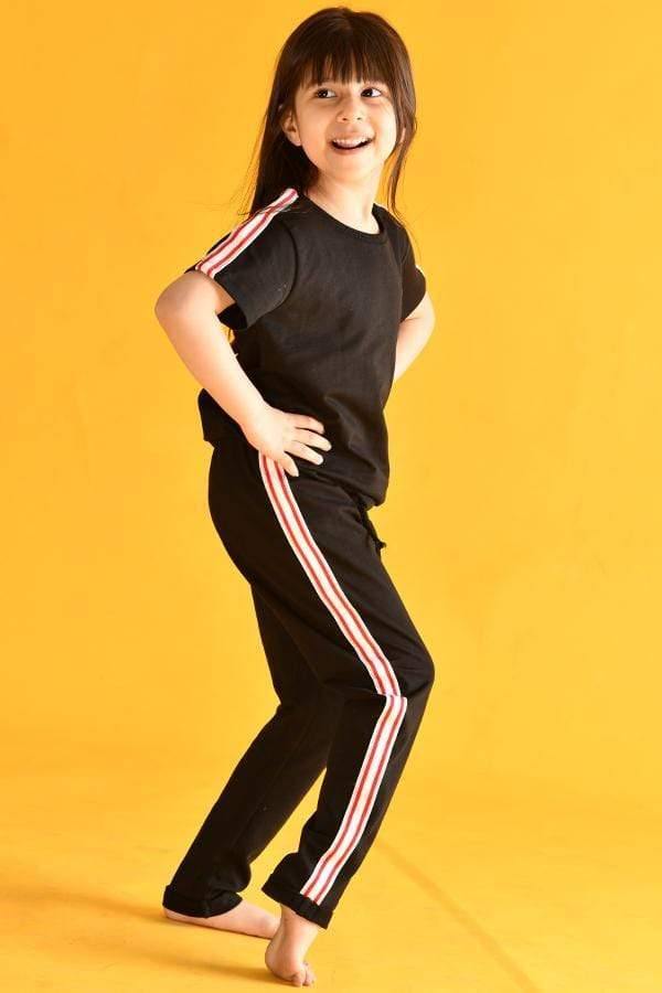 BLACK HEART JOGGER SET