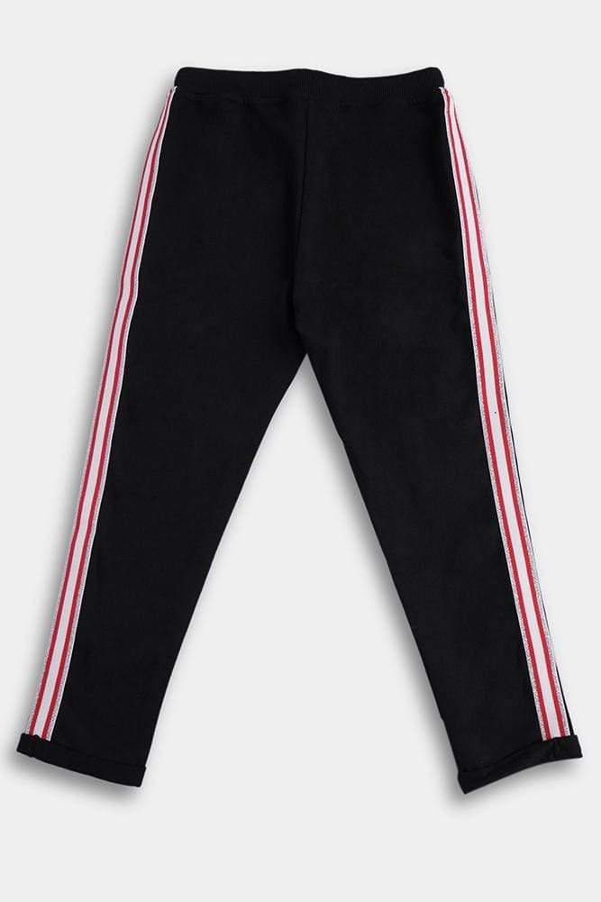 BLACK ZIP UP SWEATSHIRT AND JOGGER SET