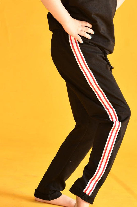 SUMMER BLACK TAPE JOGGER - Anthrilo Design House
