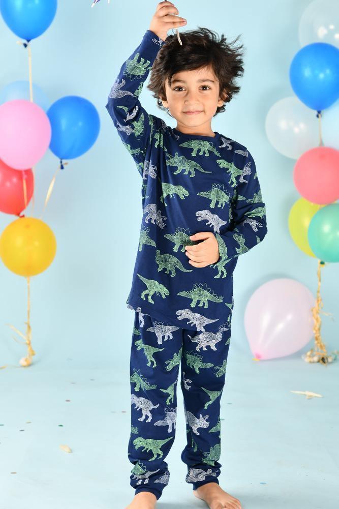 DINOSAUR BOYS PYJAMA SET - Anthrilo