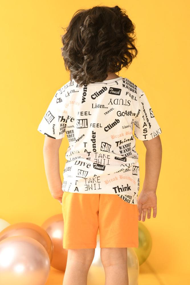 SUMMER ORANGE SHORTS - ORANGE - Anthrilo Design House