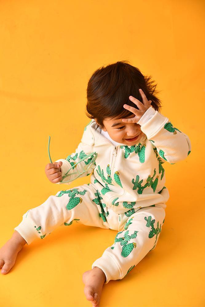 CACTUS PRINT JOGGING TROUSERS