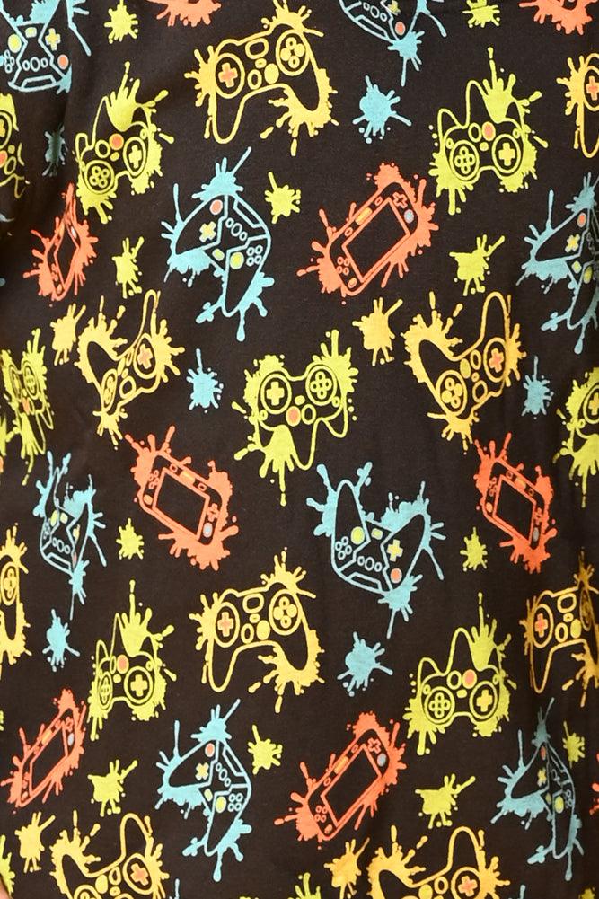 GAMER FLEECE BOYS JOGGER - BLACK - Anthrilo Design House