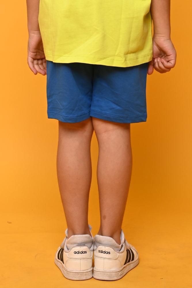 ROYAL BLUE SUMMER BOYS SHORTS - ROYAL - Anthrilo India