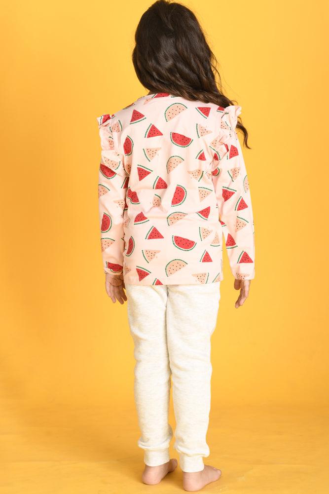 WATERMELON TSHIRT FLEECE JOGGER SET - Anthrilo Design House
