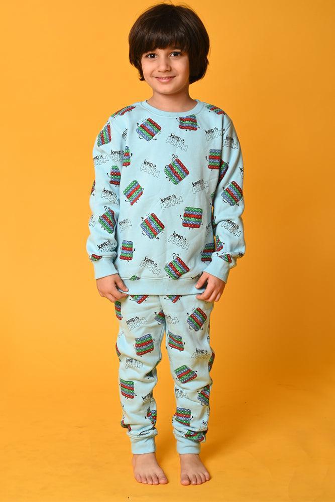 POP IT SKY BOYS JOGGER (FLEECE) - Anthrilo Design House