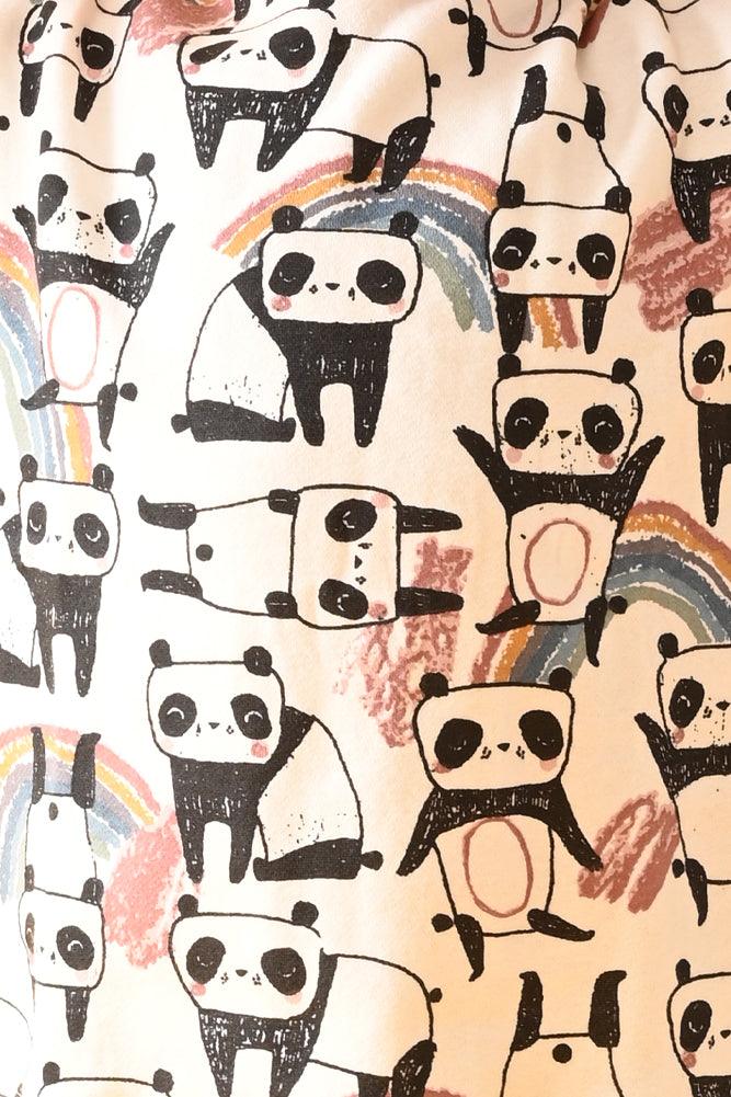 PANDA FLEECE BOYS JOGGER - WHITE - Anthrilo Design House
