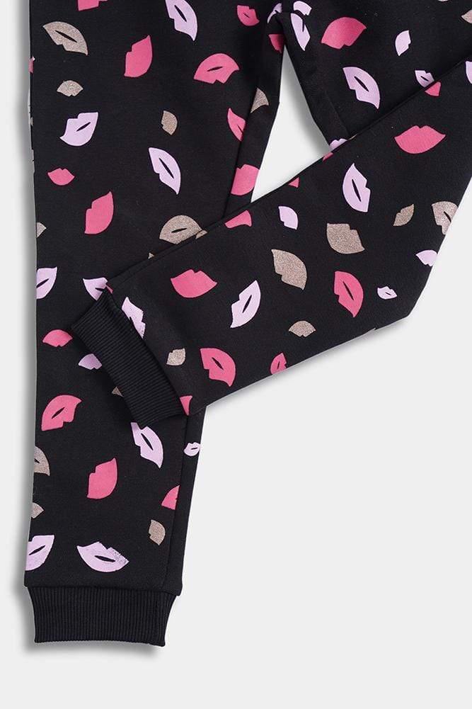 LIPS PRINT JOGGING TROUSERS