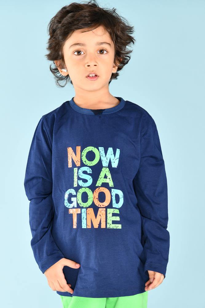 NOW IS A GOOD TIME BOYS T-SHIRT - Anthrilo