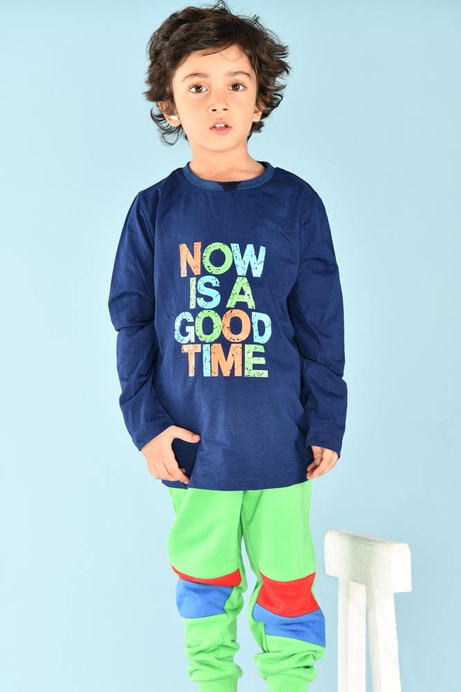 NOW IS A GOOD TIME BOYS T-SHIRT - Anthrilo