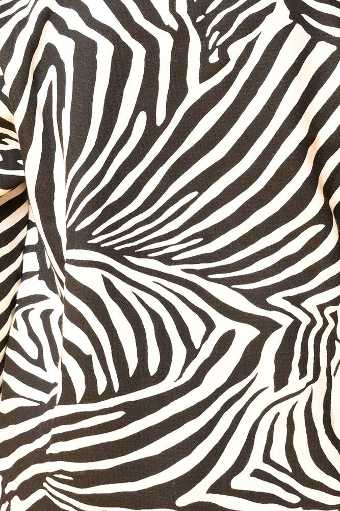 ZEBRA STRIPE FLEECE BOYS JOGGER - WHITE - Anthrilo Design House