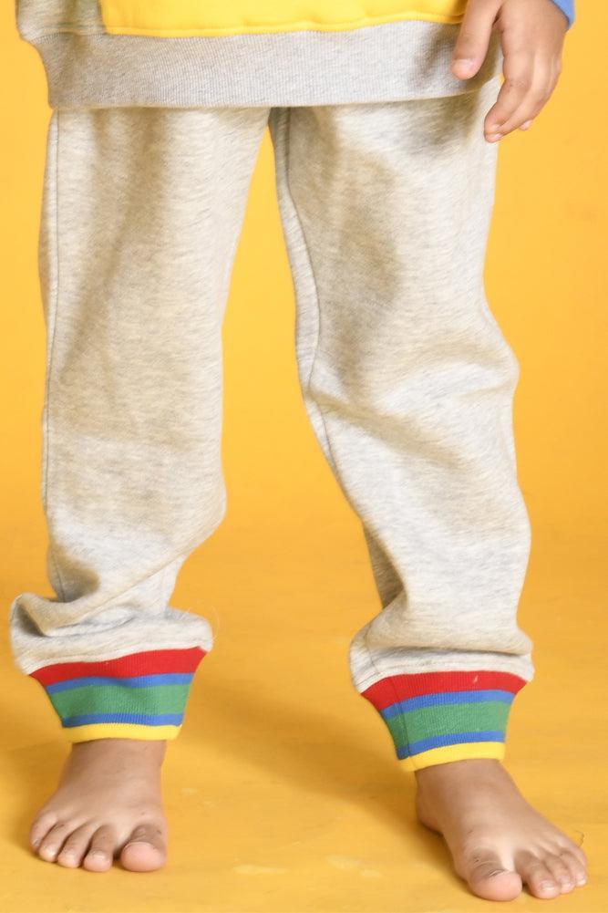 BRAZIL GREY FLEECE JOGGER - GREY - Anthrilo Design House