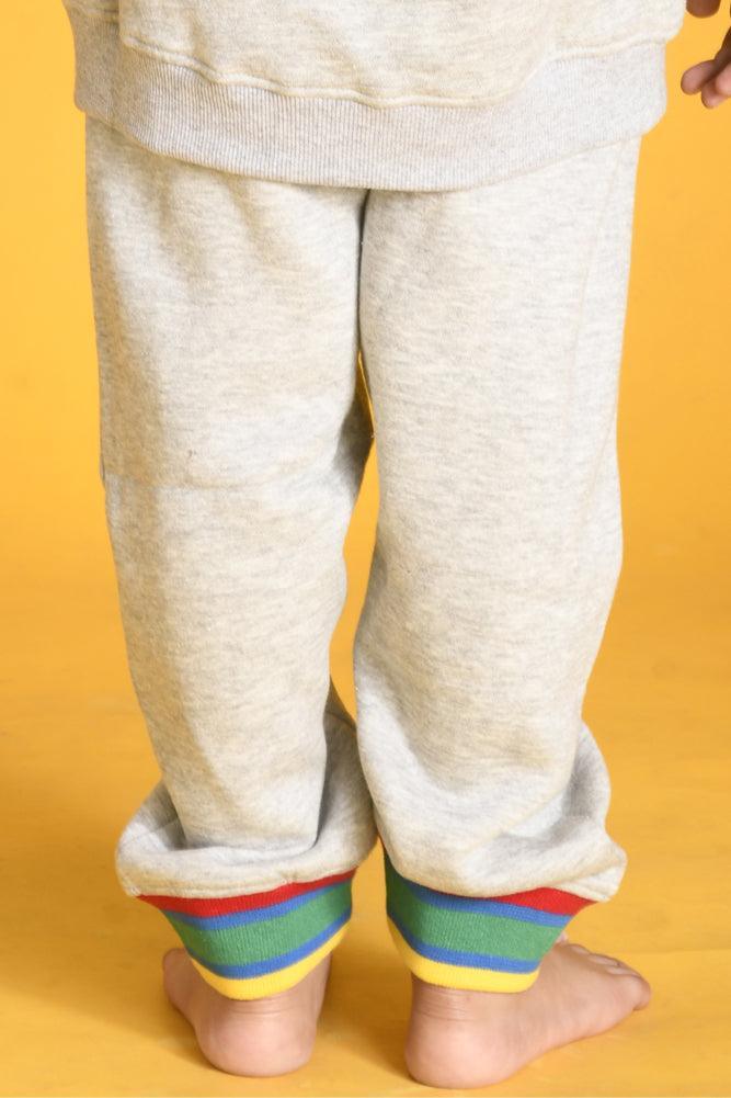 BRAZIL GREY FLEECE JOGGER - GREY - Anthrilo Design House