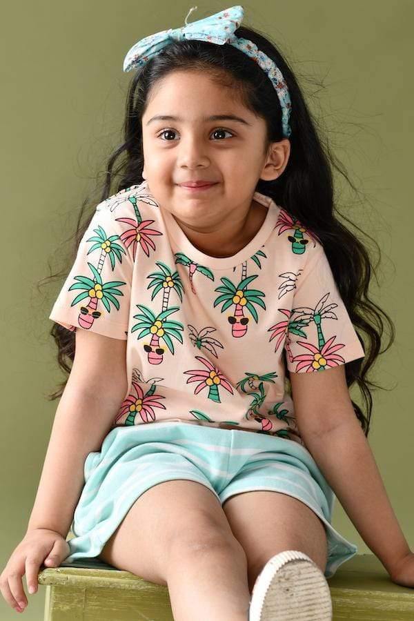 PALM TREE SHORTS SET