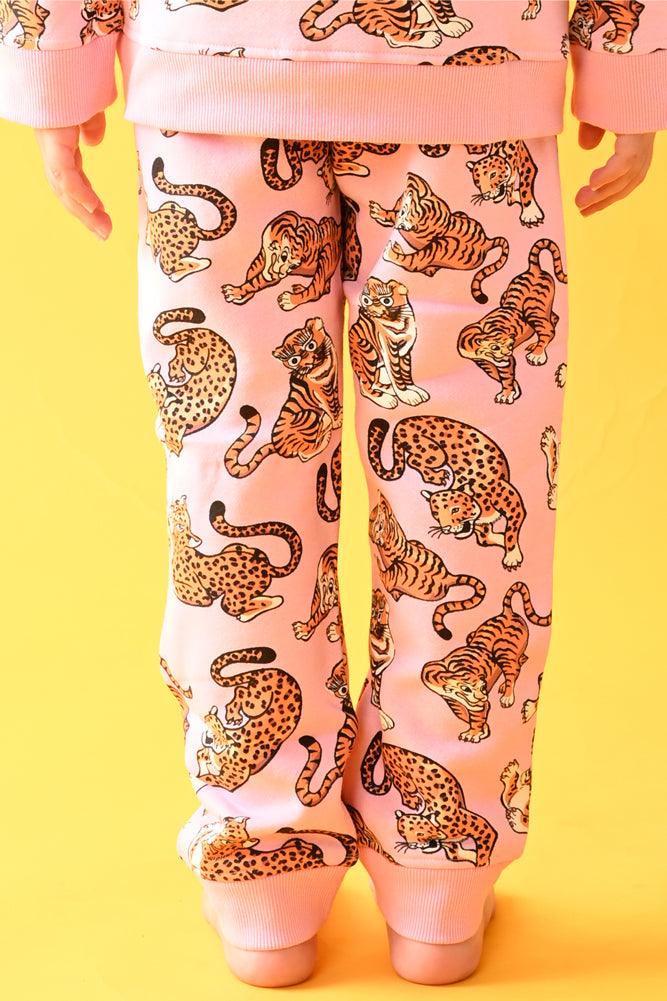 TIGERS GIRLS FLEECE JOGGER - PINK - Anthrilo Design House